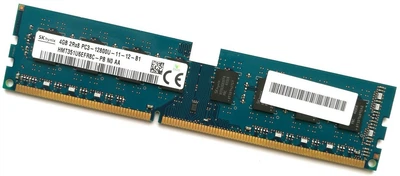 Оперативна пам'ять Hynix DDR3 4Gb 1600MHz PC3-12800 2R8 CL11 (HMT351U6EFR8C-PB N0 AA) Б/У