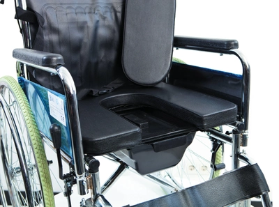 Інвалідна коляска Karadeniz Medical G120 із санітарним обладнанням без двигуна (2000091246781)