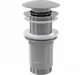 Донный клапан для умывальника ALCA PLAST CLICK-CLAK 5/4" с большой заглушкой (8595580500344)