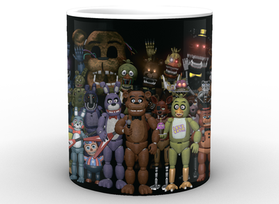Кружка Five Nights At Freddys &nbsp;Пять ночей с Фредди постер FN.02.001.600