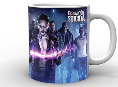 Кружка GeekLand белая Отряд Самоубийц Suicide Squad постер SS.02.003