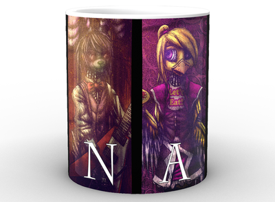 Кухоль Five Nights At Freddys П'ять ночей з Фредді лого FN.02.055 ( 17021 )