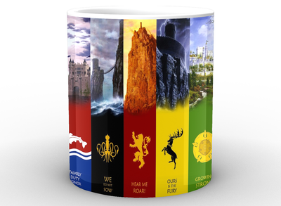 Кружка GeekLand Game of Thrones Игра Престолов дома Вестероса GT.02.007