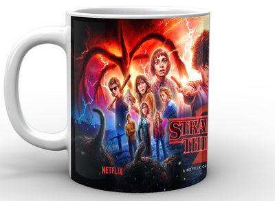 Кухоль GeekLand Stranger Things Дуже дивні справи постер ST.02.002.544