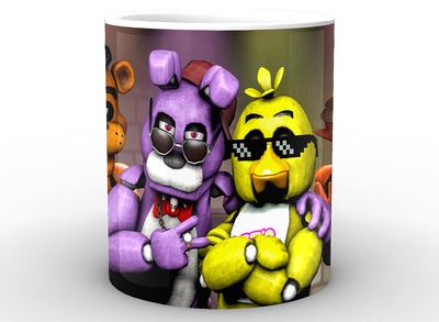 Кухоль Five Nights At Freddys П'ять ночей з Фредді постер FN.02.053 ( 19552 )