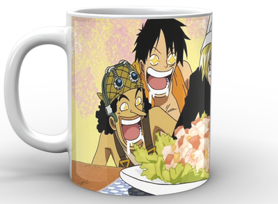 Кухоль Geek Land білий Великий куш One Piece трапеза OP.02.008