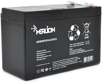 Акумуляторна батарея MERLION AGM 12 V 9 Ah (GP1290F2B)