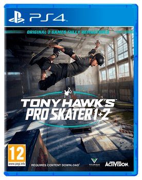 Игра Sony PlayStation 4 Tony Hawk Pro Skater 1+2 Английская Версия Б/У