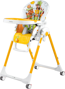 Стільчик для годування Peg-Perego Prima Pappa Follow Me Fox & Friends (IH01000000FOX38) (8005475390955)