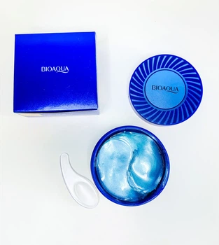 Патчи гидрогелевые для глаз Bioaqua Blue Copper Peptide Essence Eye Mask с пептидами голубой меди 60 шт