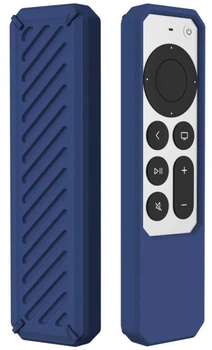 Чехол Guard Shell для пульта Apple TV 4K 2021 Siri Remote (Противоударный) Blue (23100)