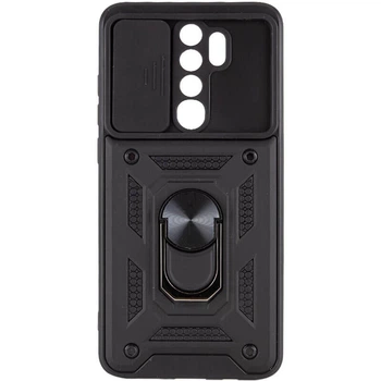 Удароміцний чохол Camshield Serge Ring for Magnet для Xiaomi Redmi Note 8 Pro Чорний