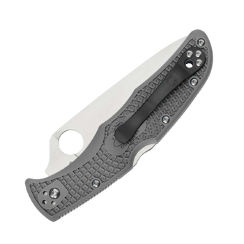 Ніж складний Spyderco Endura 4 FRN Flat Ground сірий (C10FPGY)