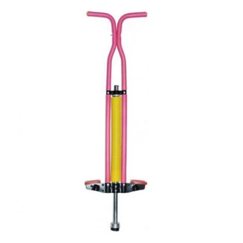 Палка для прыгания PogoStick Пого стик прыгалка, джампер розовый кузнечик (GS - 555)