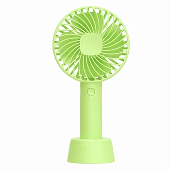 Портативный ручной вентилятор с аккумулятором и подставкой Mini Fan SS-2
