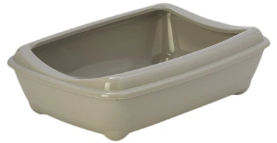Туалет для кішок з бортиком Moderna Arist-o-Tray mini 42х31х13 см Тепло-сірий (5412087132140)