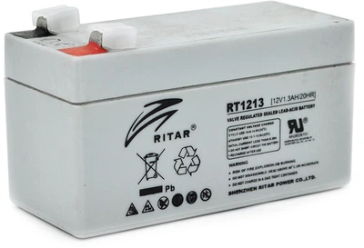 Аккумуляторная батарея AGM RITAR 12V 1.3Ah (RT1213)