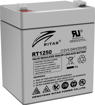 Аккумуляторная батарея AGM RITAR 12V 5.0Ah (RT1250)
