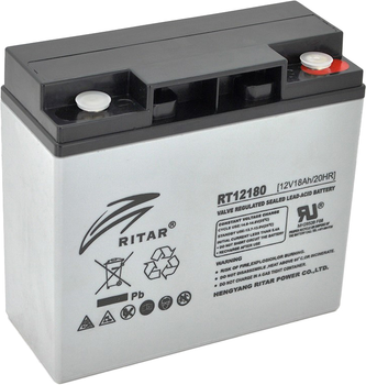 Аккумуляторная батарея AGM RITAR 12V 18.0Ah (RT12180)