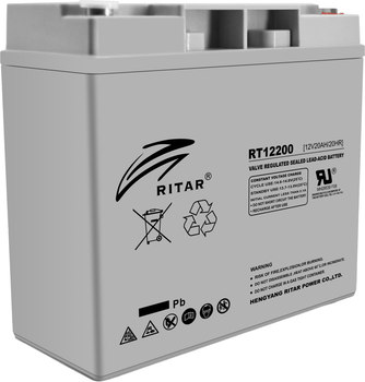 Аккумуляторная батарея AGM RITAR 12V 20.0Ah (RT12200)