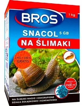 Гранули від слимаків Bros Snacol 1 кг+100 грам у подарунок