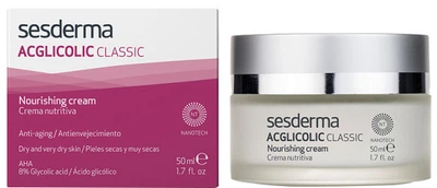 Нічний поживний крем Sesderma Acglicolic Classic Nourishing Cream 50 мл (8470002513068)