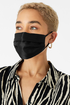 Жіноча чорна шовкова захисна маска Pure Silk Face Cover Accessorize OS 287028