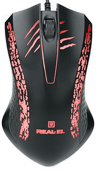 Мышь REAL-EL RM-503 (black) USB