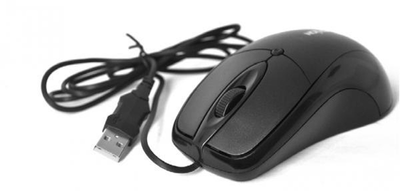 Мышь Merlion MS-Ruber Standart Black Q100 USB