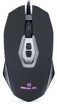 Мышь REAL-EL RM-525 (black) USB