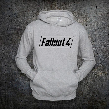 Худі Fruit of the Loom Логотип Фаллаут 4 Logo Fallout 4 Сірий S (1291977)