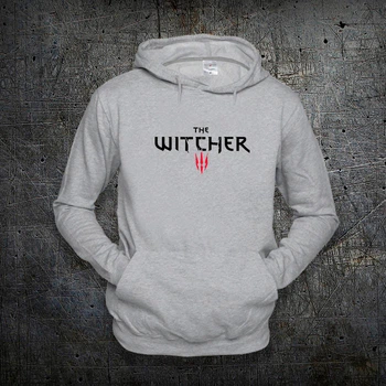 Худи Fruit of the Loom Ведьмак Лого The Witcher Серый L (149902)