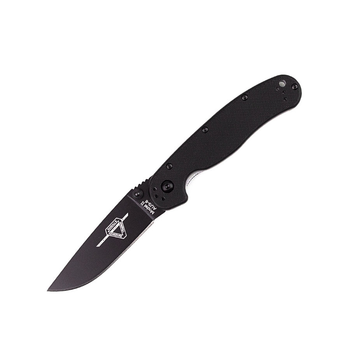 Ніж Ontario RAT-2 BP - Black Handle and Blade