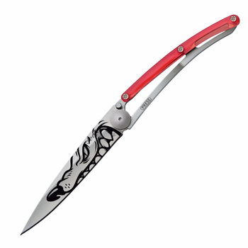 Нож Deejo Tattoo 37g, Red, Winter 1CB024