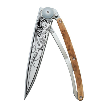 Нож Deejo Tattoo Wood 37g, Juniper, Pheasant 1CB038