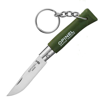 Ніж Opinel брелок Keychain №2 Inox помаранчевий