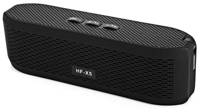 Портативная Bluetooth колонка со светомузыкой Aurora HF-X5 Черная