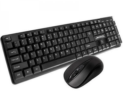Беспроводная клавиатура с мышкой Jedel WS630 Black
