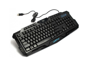 Проводная игровая клавиатура с подсветкой Atlanfa AT-M200P Черная