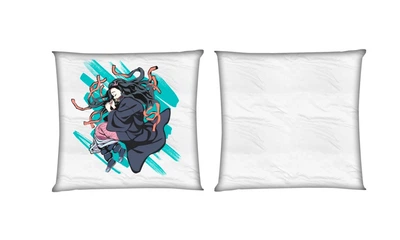Подушка Незуко Kimetsu квадратна двостороння стандарт 35 х 35 см - MyTee