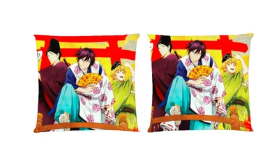 Подушка Бездомный Бог / Noragami 2 квадратная двухсторонняя стандарт 35 х 35 см - MyTee