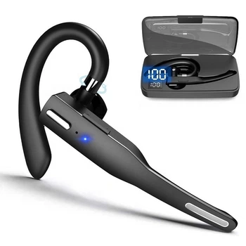 Беспроводная Bluetooth гарнитура HBQ YYK-525 с зарядным кейсом Черная