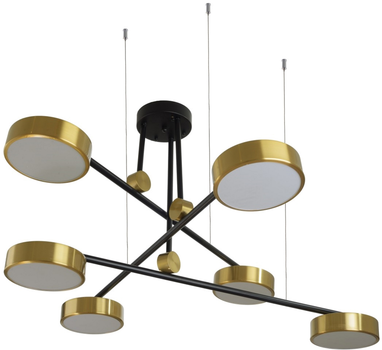 Люстра Brille BL-939C/6x7W LED BK/G (24-258)