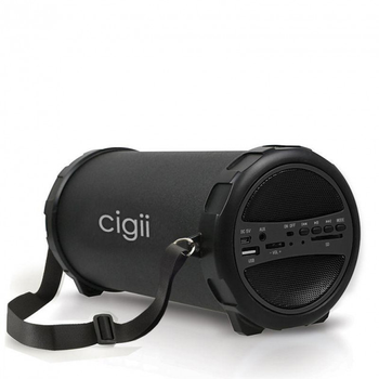 Портативная Bluetootch колонка Cigii S-11B c FM приемником Black (00405)