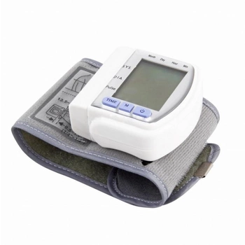 Тонометр цифровой автоматический на запястье Blood Pressure Monitor CK-102S Аппарат для измерения давления и пульса