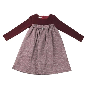 Платье Monna Rosa Milano 19738 Бордовый 110-116 см