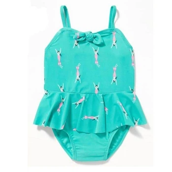 Купальник Old Navy Бирюзовый 98 см