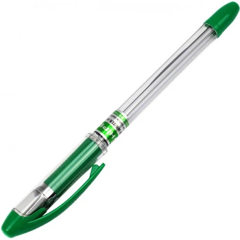 Ручка масляна кулькова "Hiper" №НО-335 Max Writer 2500 м 0,7 мм зелена