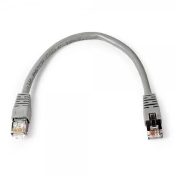 Патч-корд 0.25м S/FTP Cat 6A CU LSZH gray Cablexpert (PP6A-LSZHCU-0.25M)
