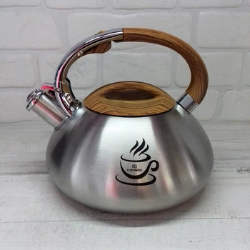Чайник 3 л из нержавеющей стали со свистком EDENBERG EB-3540